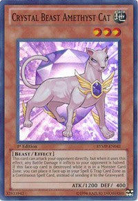 Crystal Beast Amethyst Cat [RYMP-EN041] Super Rare | The Time Vault CA