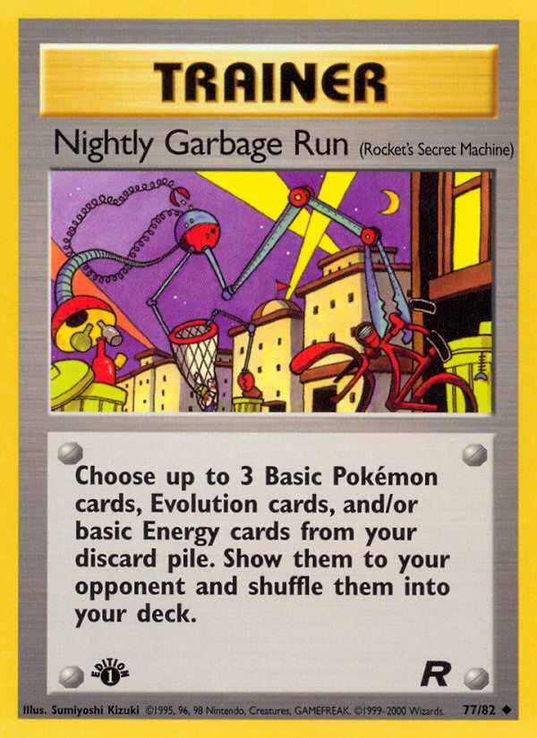 Nightly Garbage Run (77/82) [Team Rocket 1st Edition] | The Time Vault CA