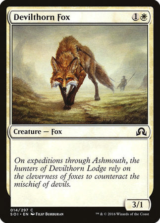 Devilthorn Fox [Shadows over Innistrad] | The Time Vault CA