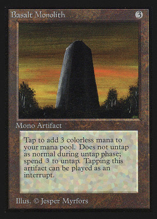 Basalt Monolith (IE) [Intl. Collectors’ Edition] | The Time Vault CA