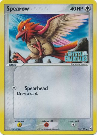 Spearow (61/100) (Stamped) [EX: Crystal Guardians] | The Time Vault CA
