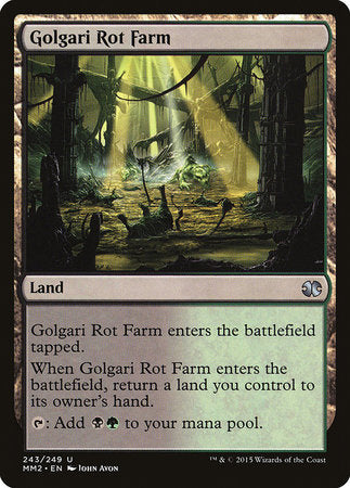 Golgari Rot Farm [Modern Masters 2015] | The Time Vault CA