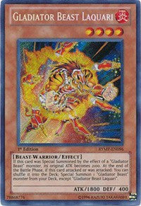 Gladiator Beast Laquari [RYMP-EN096] Secret Rare | The Time Vault CA