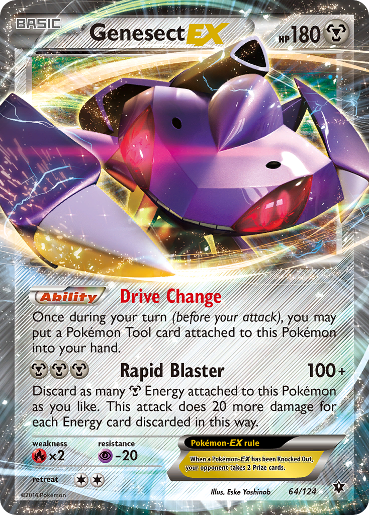Genesect EX (64/124) [XY: Fates Collide] | The Time Vault CA