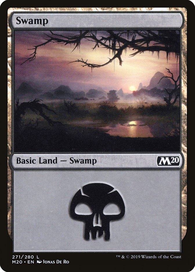 Swamp (#271) [Core Set 2020] | The Time Vault CA