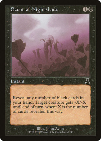 Scent of Nightshade [Urza's Destiny] | The Time Vault CA