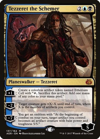 Tezzeret the Schemer [Aether Revolt] | The Time Vault CA