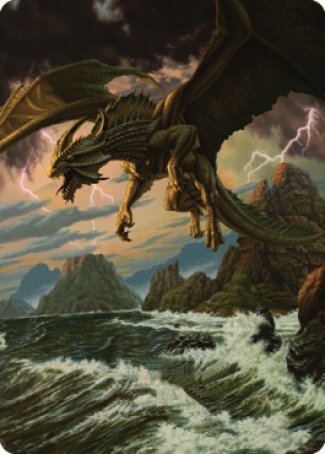 Ancient Bronze Dragon Art Card (03) [Commander Legends: Battle for Baldur's Gate Art Series] | The Time Vault CA