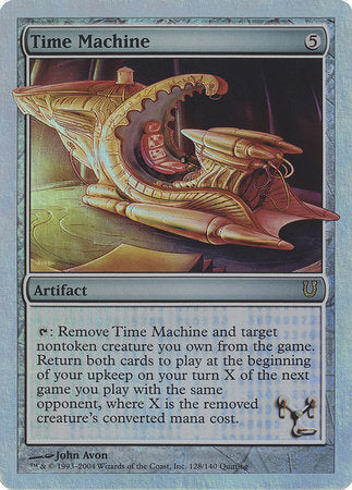 Time Machine (Alternate Foil) [Unhinged] | The Time Vault CA