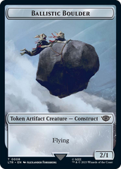 Ballistic Boulder // Food Token (11) Double-Sided Token [The Lord of the Rings: Tales of Middle-Earth Tokens] | The Time Vault CA