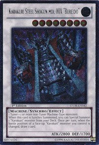 Karakuri Steel Shogun mdl 00X "Bureido" (UTR) [STOR-EN042] Ultimate Rare | The Time Vault CA