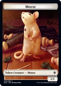 Mouse // Food (17) Double-sided Token [Throne of Eldraine Tokens] | The Time Vault CA
