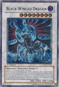 Black-Winged Dragon (UTR) [TSHD-EN040] Ultimate Rare | The Time Vault CA