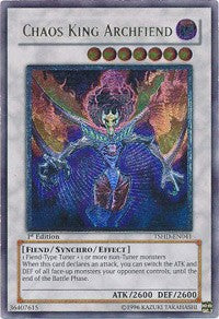 Chaos King Archfiend (UTR) [TSHD-EN041] Ultimate Rare | The Time Vault CA