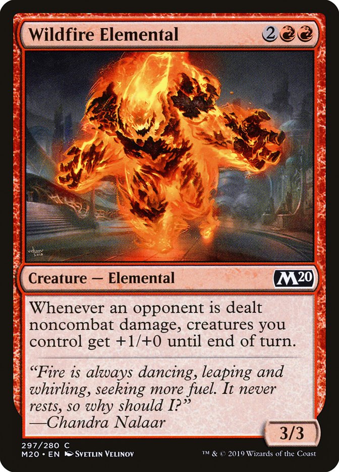 Wildfire Elemental [Core Set 2020] | The Time Vault CA