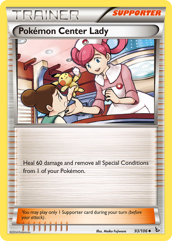 Pokemon Center Lady (93/106) [XY: Flashfire] | The Time Vault CA