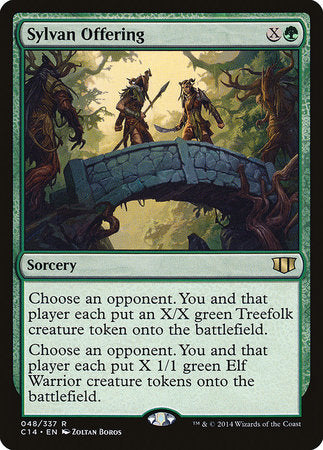 Sylvan Offering [Commander 2014] | The Time Vault CA