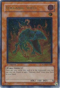 Volcanic Shell (UTR) [FOTB-EN009] Ultimate Rare | The Time Vault CA