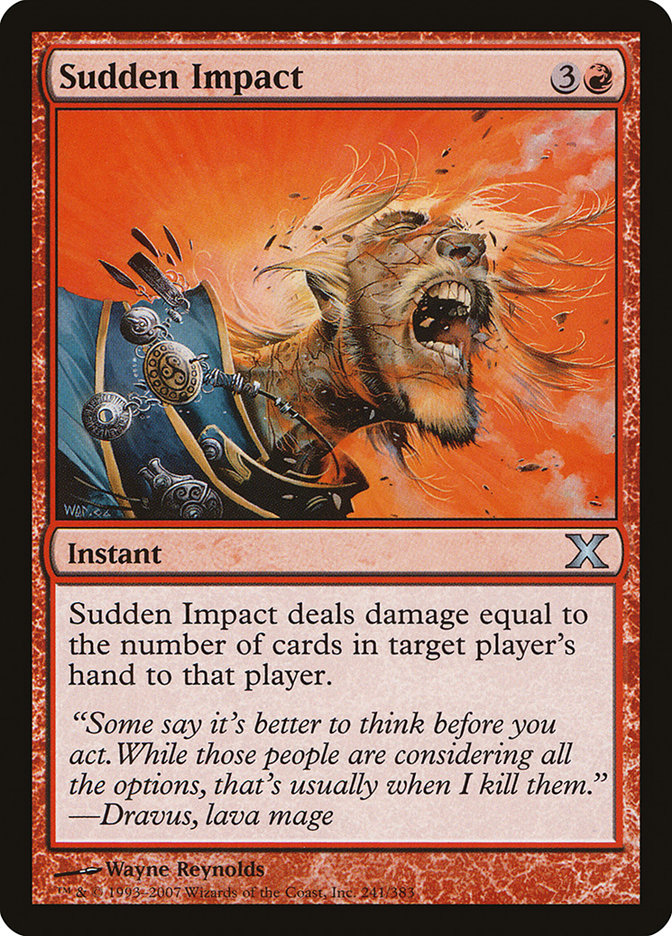 Sudden Impact [Tenth Edition] | The Time Vault CA