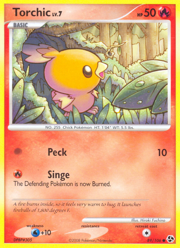 Torchic (89/106) [Diamond & Pearl: Great Encounters] | The Time Vault CA