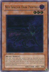 Neo-Spacian Dark Panther (UTR) [POTD-EN005] Ultimate Rare | The Time Vault CA