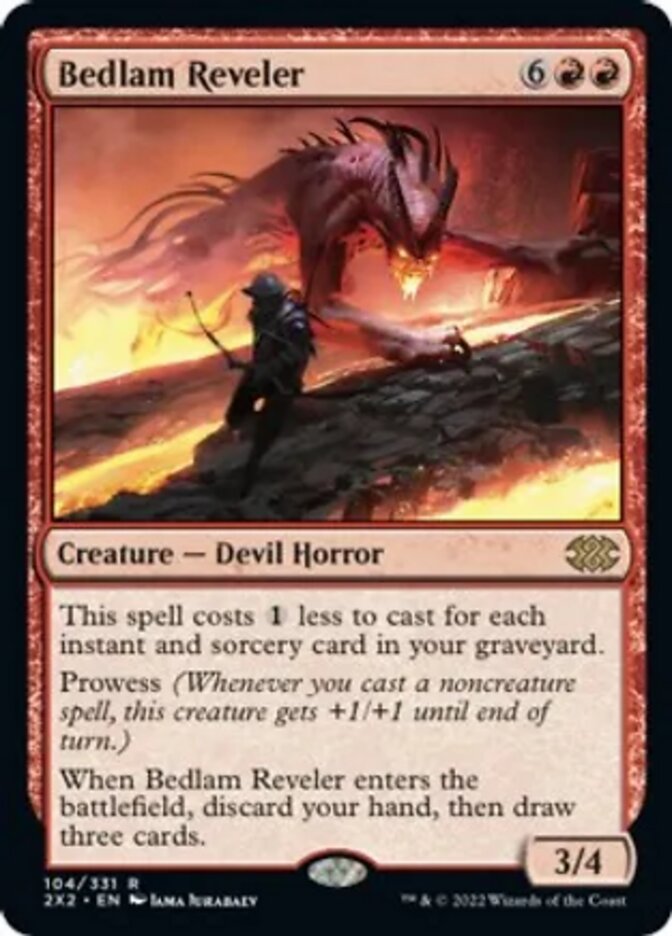 Bedlam Reveler [Double Masters 2022] | The Time Vault CA