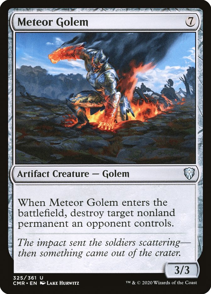 Meteor Golem [Commander Legends] | The Time Vault CA