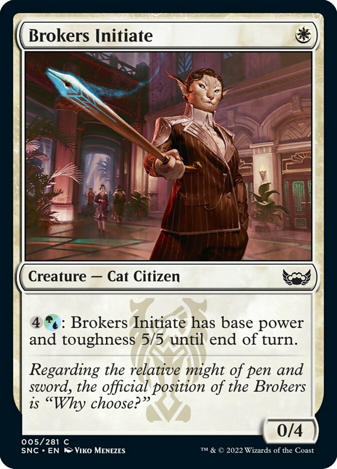 Brokers Initiate [Streets of New Capenna] | The Time Vault CA