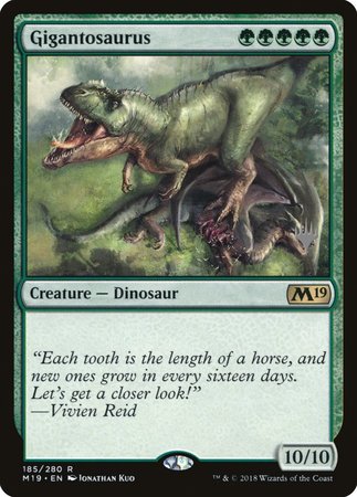 Gigantosaurus [Core Set 2019 Promos] | The Time Vault CA