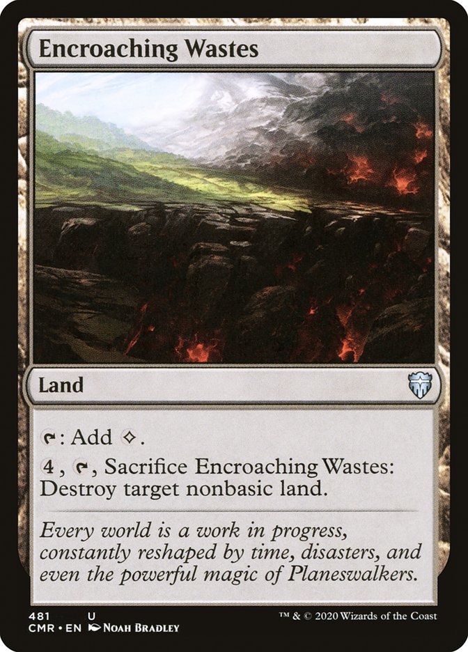 Encroaching Wastes [Commander Legends] | The Time Vault CA