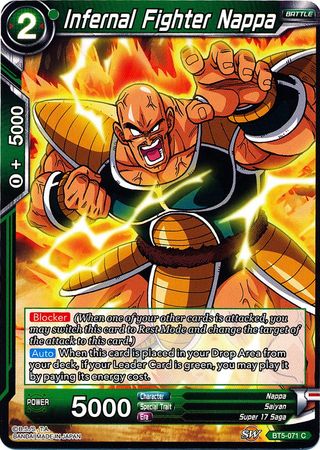 Infernal Fighter Nappa (BT5-071) [Miraculous Revival] | The Time Vault CA