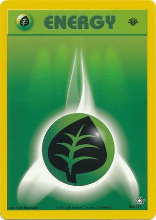 Grass Energy (108/111) [Neo Genesis Unlimited] | The Time Vault CA