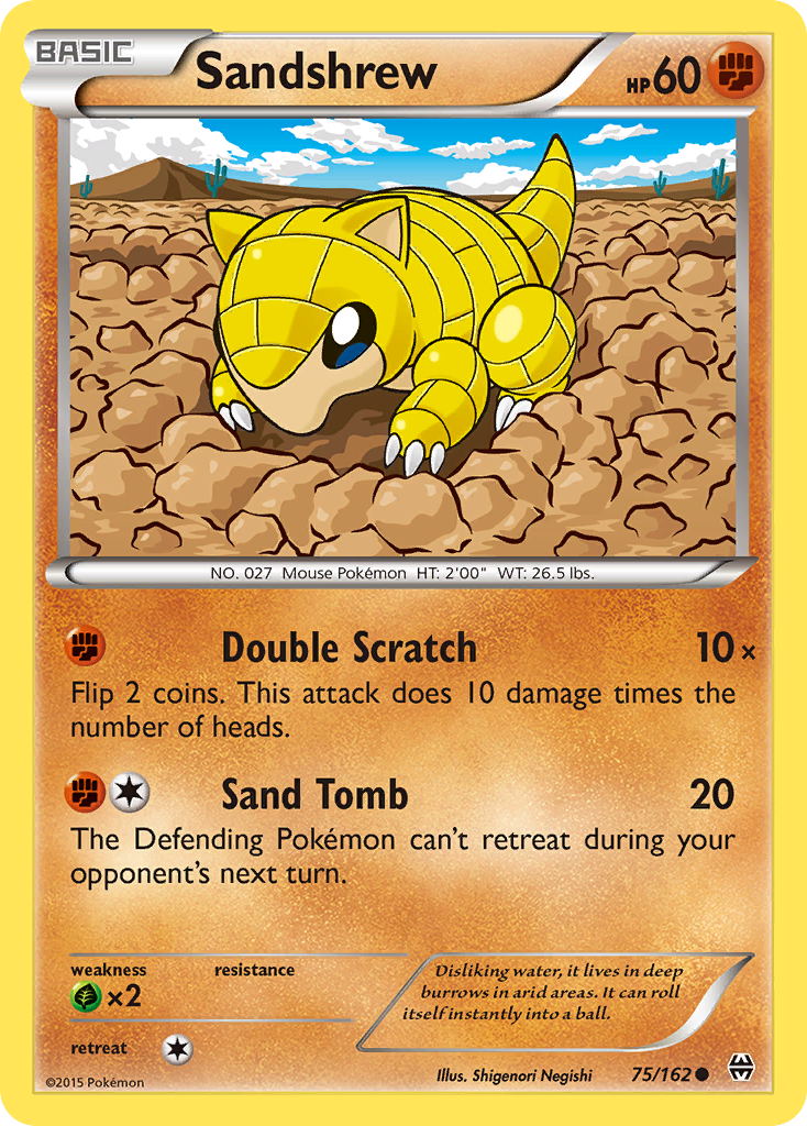 Sandshrew (75/162) [XY: BREAKthrough] | The Time Vault CA