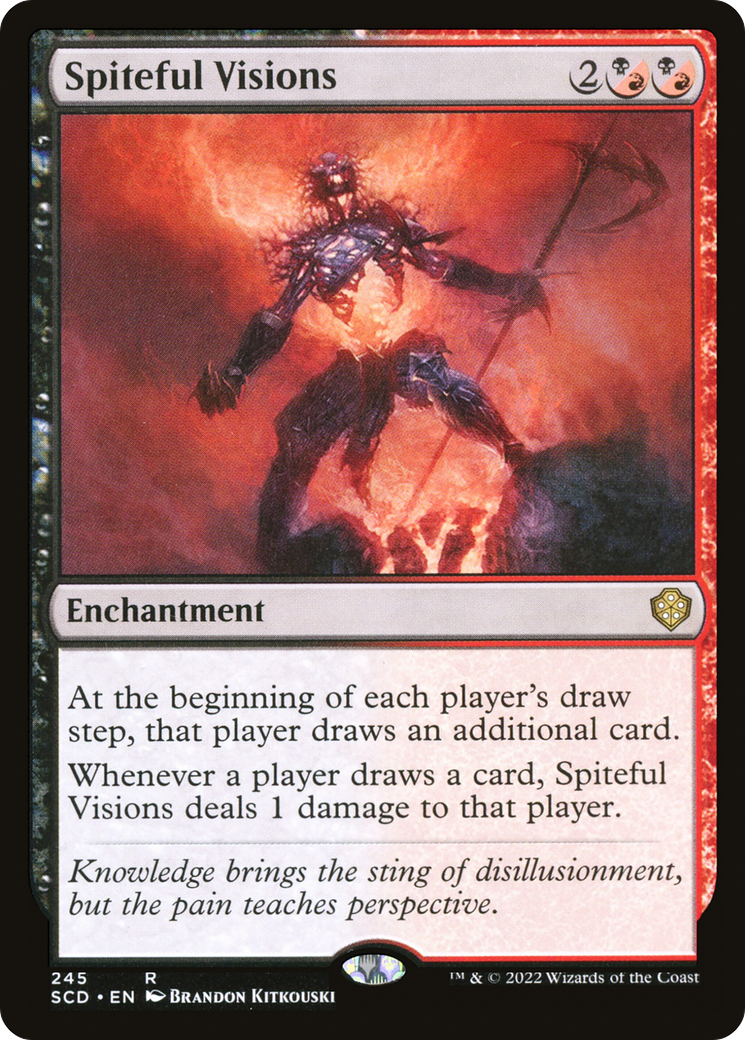 Spiteful Visions [Starter Commander Decks] | The Time Vault CA