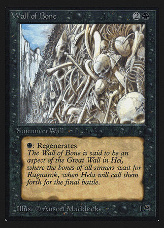 Wall of Bone (CE) [Collectors’ Edition] | The Time Vault CA