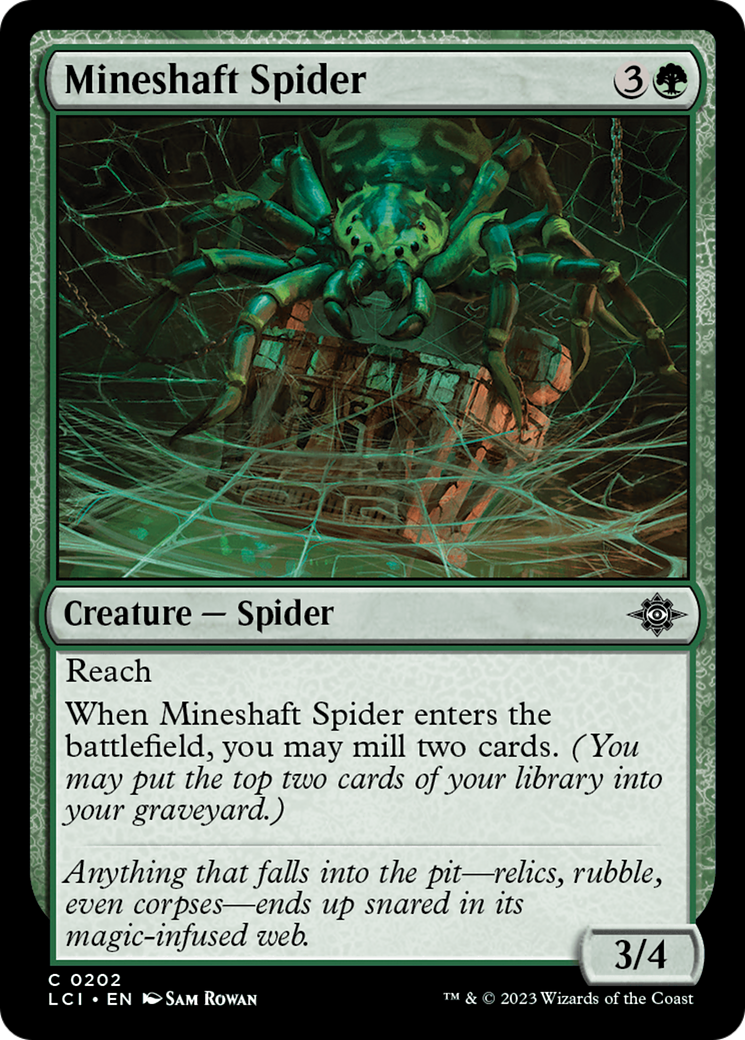 Mineshaft Spider [The Lost Caverns of Ixalan] | The Time Vault CA