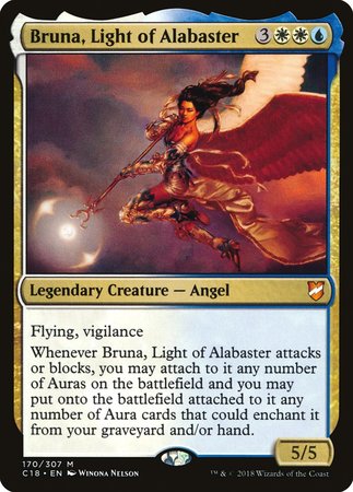 Bruna, Light of Alabaster [Commander 2018] | The Time Vault CA