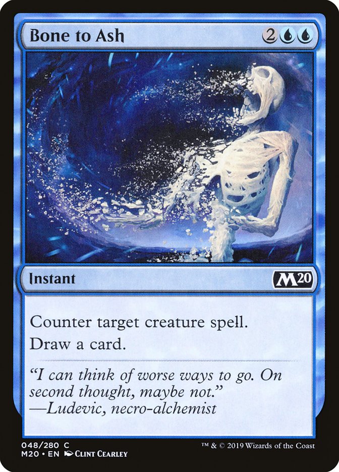Bone to Ash [Core Set 2020] | The Time Vault CA