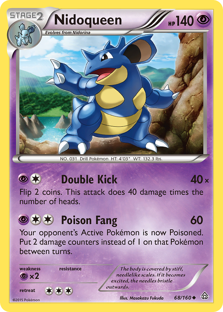 Nidoqueen (68/160) [XY: Primal Clash] | The Time Vault CA