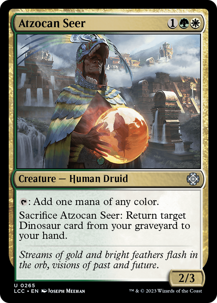 Atzocan Seer [The Lost Caverns of Ixalan Commander] | The Time Vault CA