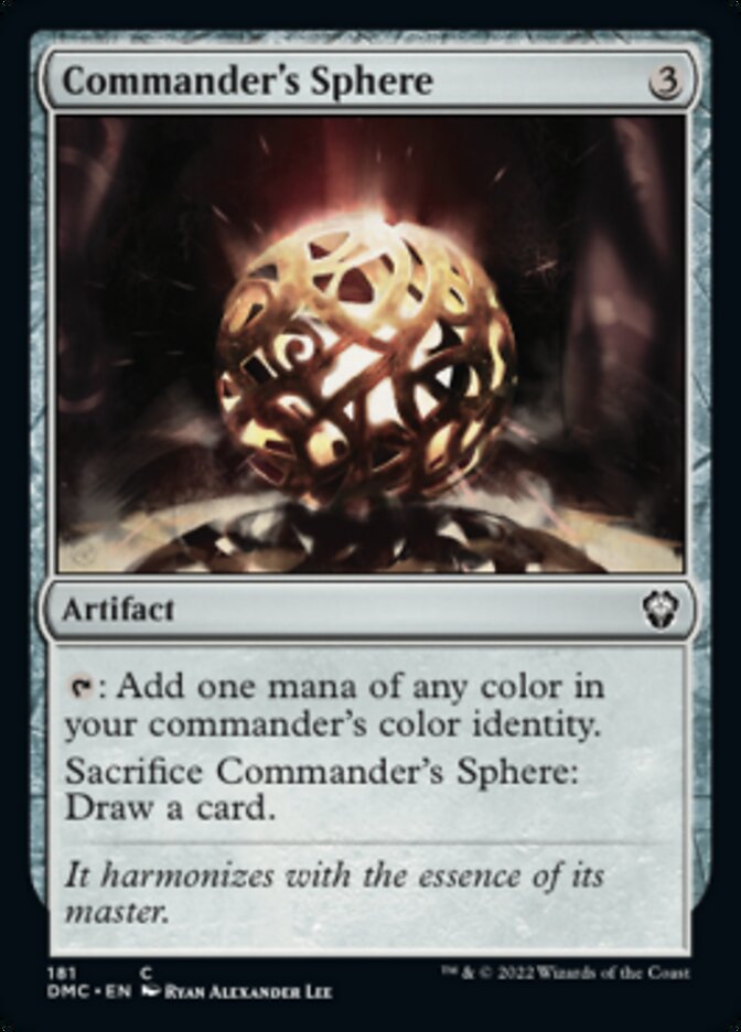 Commander's Sphere [Dominaria United Commander] | The Time Vault CA