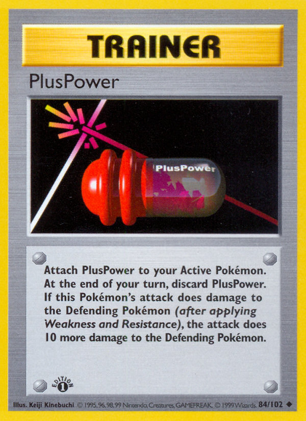 PlusPower (84/102) (Shadowless) [Base Set 1st Edition] | The Time Vault CA