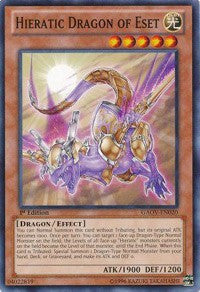 Hieratic Dragon of Eset [GAOV-EN020] Common | The Time Vault CA