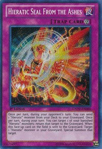 Hieratic Seal From the Ashes [GAOV-EN088] Secret Rare | The Time Vault CA