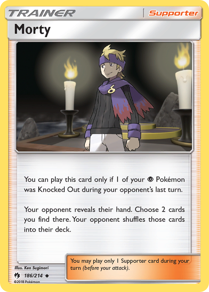 Morty (186/214) [Sun & Moon: Lost Thunder] | The Time Vault CA