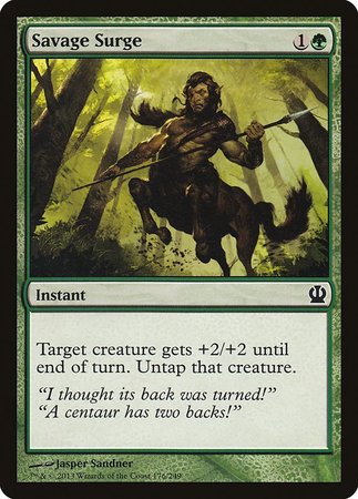 Savage Surge [Theros] | The Time Vault CA