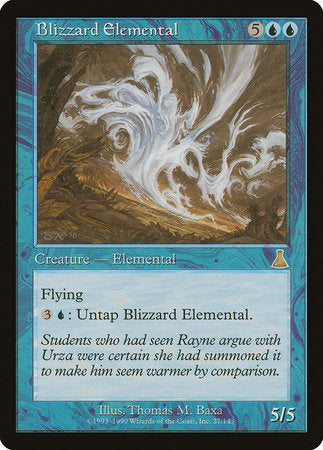 Blizzard Elemental [Urza's Destiny] | The Time Vault CA