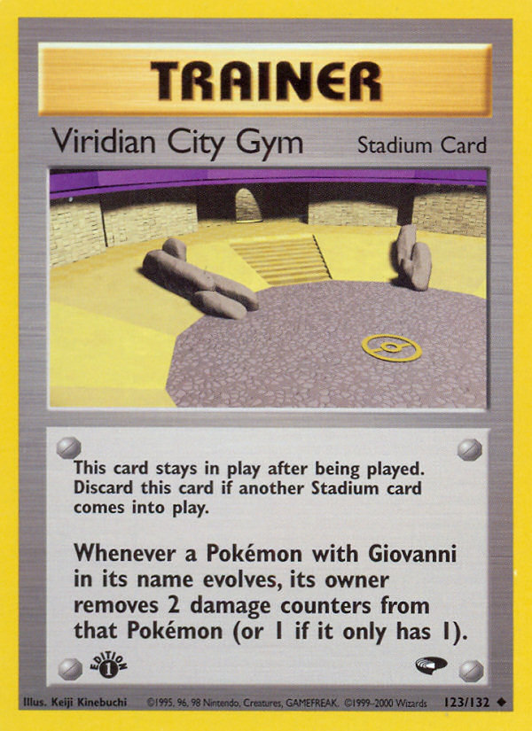 Viridian City Gym (123/132) [Gym Challenge 1st Edition] | The Time Vault CA