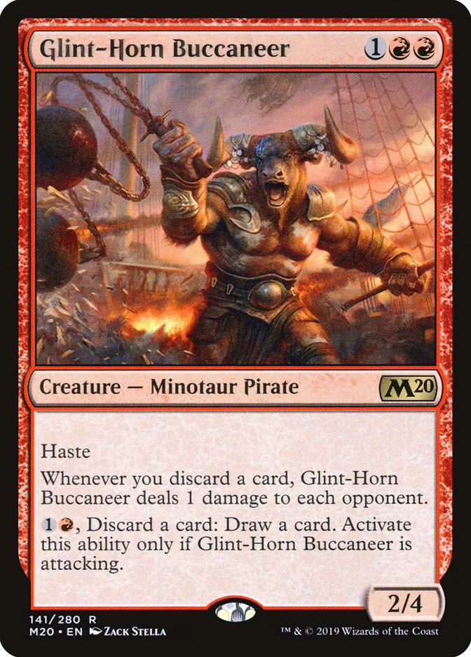 Glint-Horn Buccaneer [Core Set 2020] | The Time Vault CA