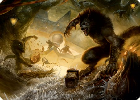 Storm the Festival Art Card [Innistrad: Midnight Hunt Art Series] | The Time Vault CA